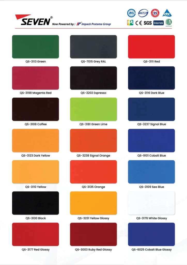 Katalog Warna dan Tekstur ACP SEVEN®
