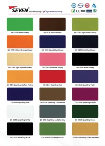 Acp Seven Warna Hijau dan Katalog warna acp seven